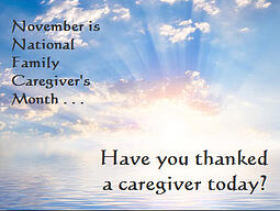 have you thanked a caregiver today